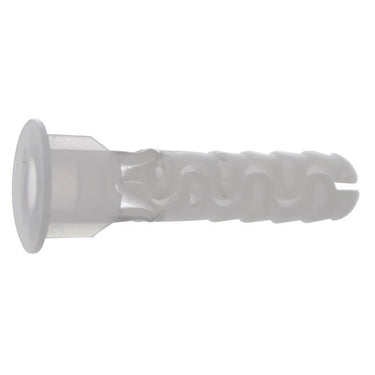HILLMAN 1/4 in. D X 1-3/16 in. L Nylon Round Head Screw and Anchor 6 pc