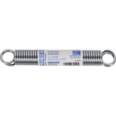 HILLMAN 7 in. L X 1 in. D Extension Spring 1 pk