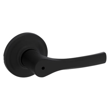 Kwikset Matte Black Privacy Lever