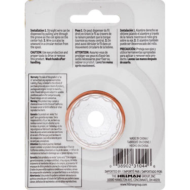 HILLMAN 25 ft. L Copper 18 Ga. Hobby Wire