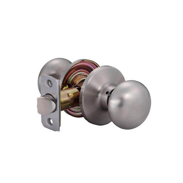 Ace Colonial Knob Satin Nickel Passage Lockset 1-3/4 in.