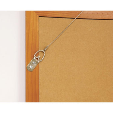 HILLMAN Zinc Silver Large D-Ring Hanger 4 pc