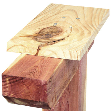 Architectural Mailboxes 43.3 in. Natural Red Aromatic Cedar Mailbox Post