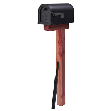 Architectural Mailboxes 43.3 in. Natural Red Aromatic Cedar Mailbox Post