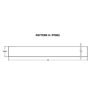 Alexandria Moulding 2 ft. W X 4 ft. L X 3/4 in. Plywood