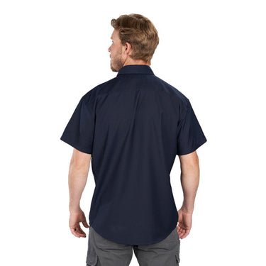 Key Work Horse Short Sleeve Work Shirt (Black) Size 4XLT