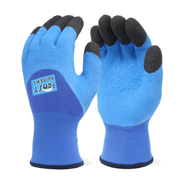 Lined Frost Buster Full Dip Latex Palm Glove Size M