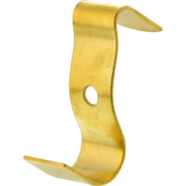 HILLMAN Brass-Plated Gold Small Molding Hook 1 lb 1 pk