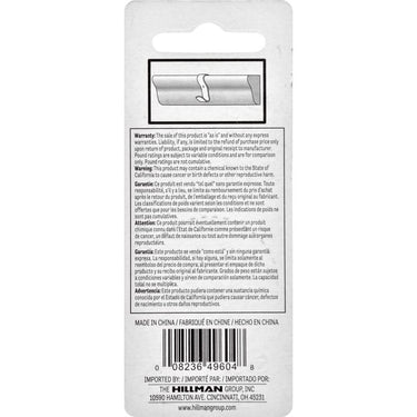HILLMAN Brass-Plated Gold Small Molding Hook 1 lb 1 pk