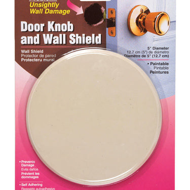 Prime-Line 1/4 in. W X 5 in. L Vinyl Ivory Wall Protector Mounts to wall 5 in.