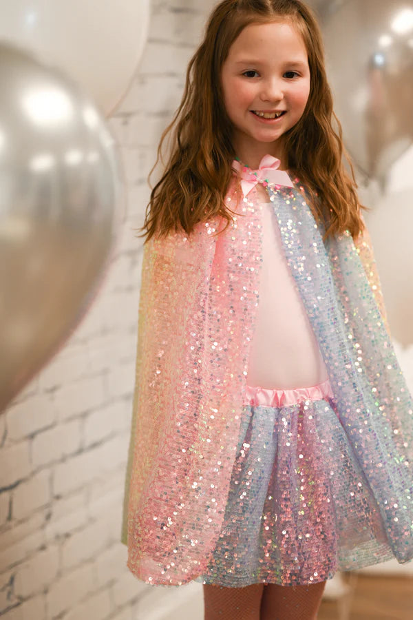 Load image into Gallery viewer, Ombre Sequins Cape
