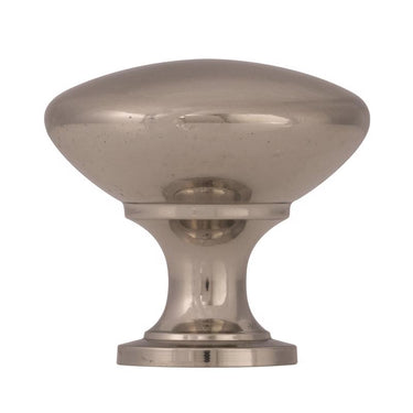Amerock Allison Round Cabinet Knob 1-3/16 in. D 1-1/8 in. Brushed Chrome 1 pk