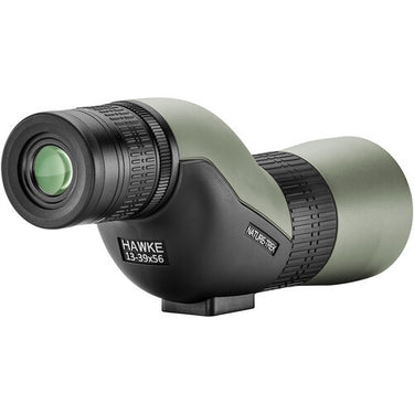 Hawke Sport Optics Nature-Trek Compact Spotting Scope 13-39x56 Straight Green with Window Mount