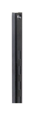 Knape & Vogt Black Steel Regular Duty Bracket 16 Ga. 24 in. L