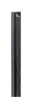 Knape & Vogt Black Steel Regular Duty Bracket 16 Ga. 72 in. L