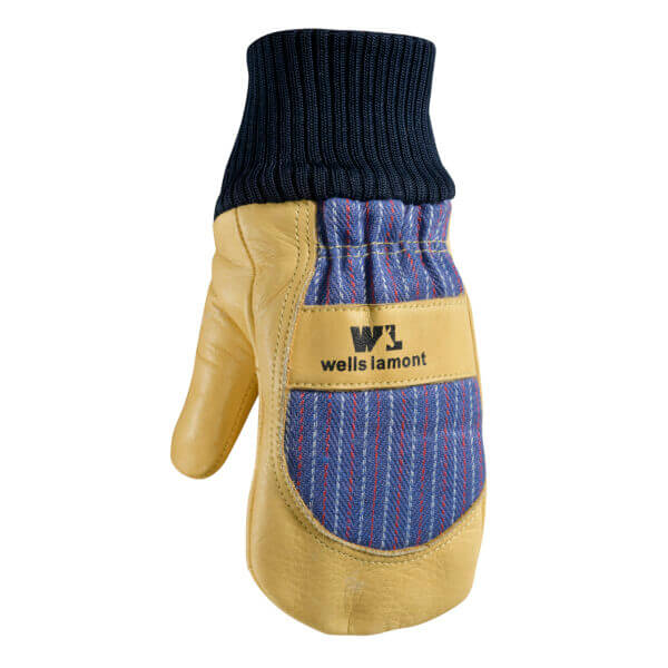 Wells Lamont Kids Insulated Cowhide Leather Palomino Palm Mittens, Ages 3-6