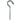 Ace Medium Zinc-Plated Silver Steel 2-1/8 in. L Ceiling Hook 40 lb 6 pk