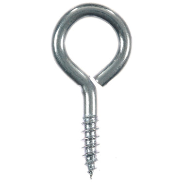 Ace 1/8 in. D X 1-1/8 in. L Zinc-Plated Steel Screw Eye 35 lb. cap. 10 pk