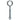 Hampton 1/4 in. X 3 in. L Zinc-Plated Steel Eyebolt Nut Included