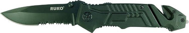 RUKO RUK0144S 3-3/8" Blade Shark Assisted Opening Folding Knife