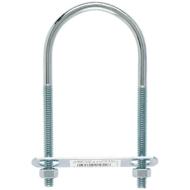 Hampton 0.31 in. X 2-1/2 in. W X 5-1/4 in. L Coarse Zinc-Plated Steel U-Bolt