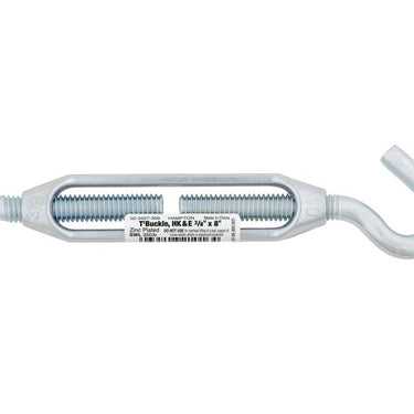 Hampton Zinc-Plated Aluminum/Steel 0.327 in. D Turnbuckle 350 lb 8 in. L