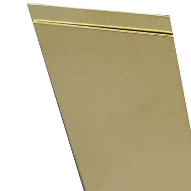 K&S 0.093 in. X 3/4 in. W X 12 in. L Mill Brass Metal Strip