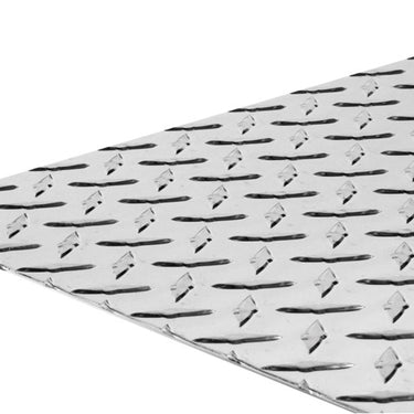 SteelWorks 0.07 in. X 12 in. W X 24 in. L Bright Aluminum Diamond Tread Plate