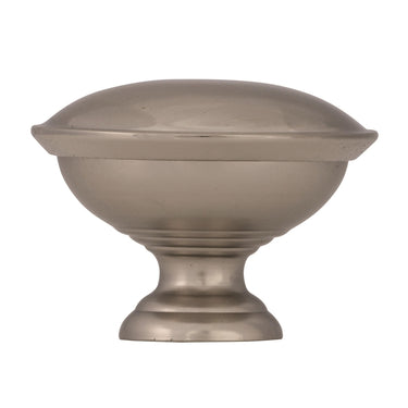 Amerock Allison Round Cabinet Knob 1-5/16 in. D 15/16 in. Brushed Chrome 1 pk