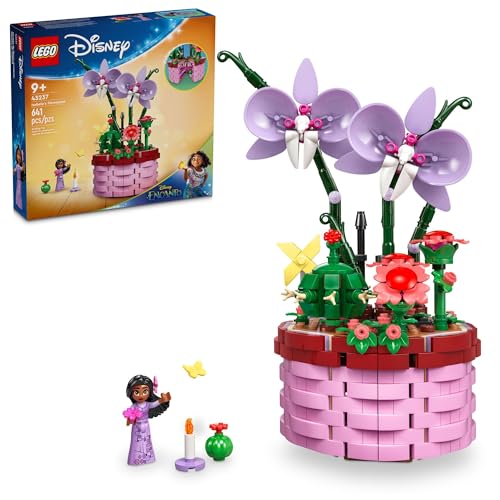 Load image into Gallery viewer, LEGO Disney Encanto Isabela’s Flowerpot, Buildable Orchid Flower Toy for Kids with Disney Encanto Mini-Doll, Disney Toy for Play and Display
