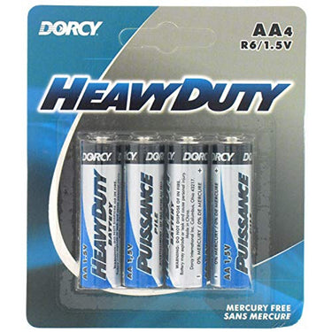 Dorcy AA Mastercell Heavy Duty Batteries (4-Pack)
