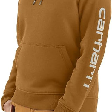 Carhartt Women's Graphic Clarksburg Pullover Hoodie (Carhartt Brown) Size 3XL