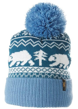 Screamer Kids Polar Bear Beanie (Blue)