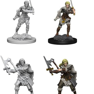Dungeons & Dragons: Nolzur's Marvelous Unpainted Miniatures - W01 Human Female Barbarian