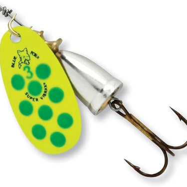 Blue Fox Classic Vibrax Spinner 3/8oz (Silver/Yellow/Green)