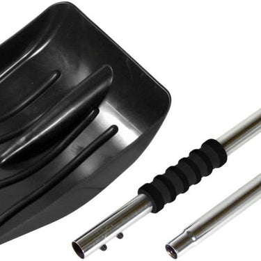 36-Inch Collapsible Snow Shovel, 4-Inch Handle, Rod 1-Inch Diameter, Foam Grip 5-Inch