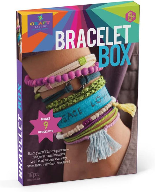 Craft-tastic Bracelet Box-Jewel Jewelry, DIY Craft Kit, Multi