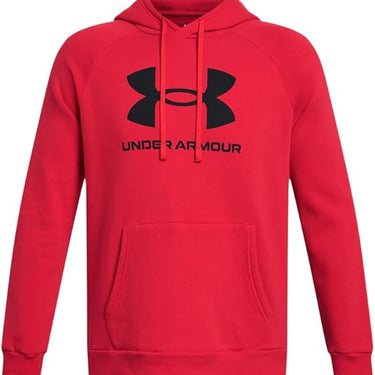 Under Armour Men's Rival Fleece Logo Hoodie (Red)