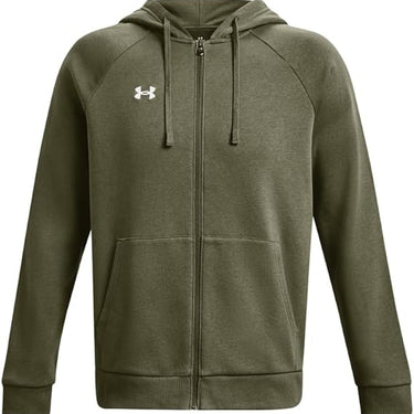 Under Armour Men's Rival Fleece Full Zip Hoodie (Olive Drab)