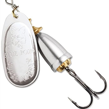 Blue Fox Classic Vibrax 06 Plated 5/8 Oz Fishing Lures (Silver)