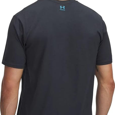 Under Armour Freedom Hook Short Sleeve T-Shirt (Anthracite Blue) Size XL