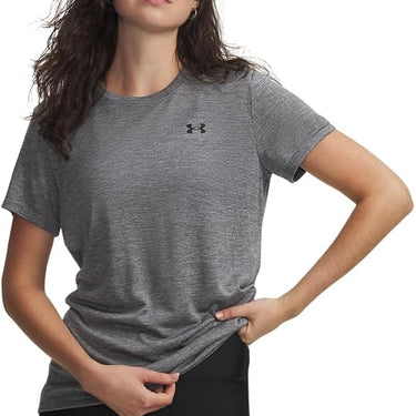 Under Armour UA Tech™ Twist Women's Short Sleeve (Clay Green/Black) Size M