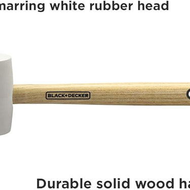 BLACK+DECKER 16 oz. Rubber Mallet