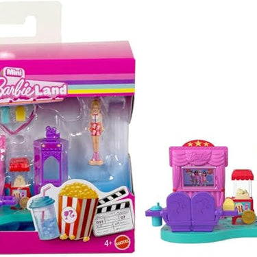 Barbie Mini Doll House Playset: Movie Theatre