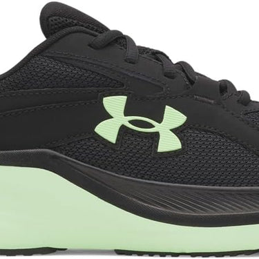 Under Armour Charged+ Assert 11 Men's Running Shoes (Black/Lumos Lime) Size 9