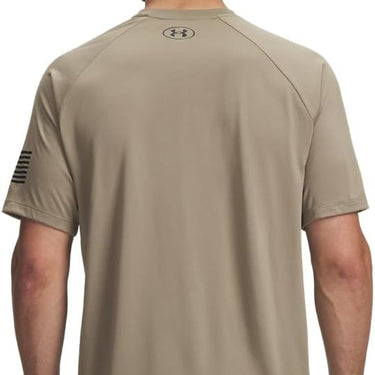 Under Armour Freedom Tech™ Men's Short Sleeve (Federal Tan/Black) Size XL