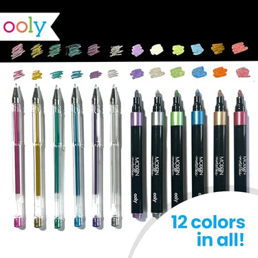 Ooly Modern Metallics: DIY Sketchbook Kit