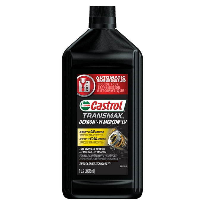 Castrol Transmax Full-Synthetic Dexron-VI/Mercon-LV Automatic Transmission Fluid