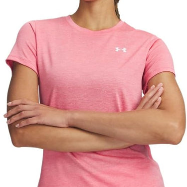 Under Armour UA Tech™ Twist Women's Short Sleeve (Bittersweet Pink/White) Size M