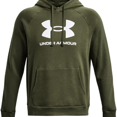 Under Armour Men's Rival Fleece Logo Hoodie (Olive Drab)